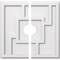 Ekena Millwork Knox Architectural Grade PVC Contemporary Ceiling Medallion, Two Piece, 16"OD x 3"ID x 5 1/2"C x 1"P CMP16KX2-03000 - alternate 1